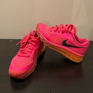 2014 Nike Air Max Hot Pink and Orange